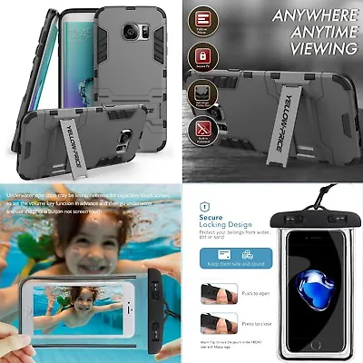 $18.04 • Buy Heavy Duty Armor Case Waterproof Bag IPhone 6 6S Samsung S7 Note 5 Haiwei Mate 9