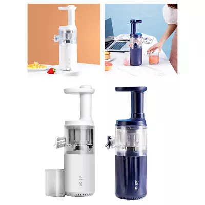 Compact Masticating Juicer BPA Free USB Rechargeable Quiet Motor Easy Clean • $97.99