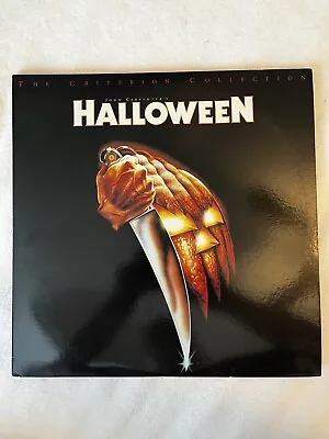 Rare  HALLOWEEN  THE CRITERION COLLECTION DOUBLE DISC LASERDISC HORROR Classic • $65