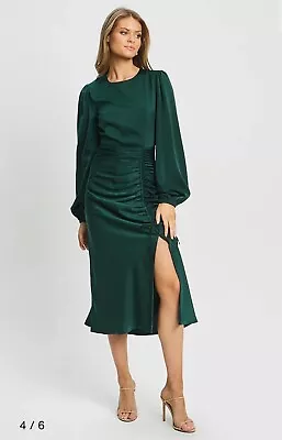 Chancery Size 14 Green Emerald Dress Maxi Formal Weddings Party Races $150 New • $59