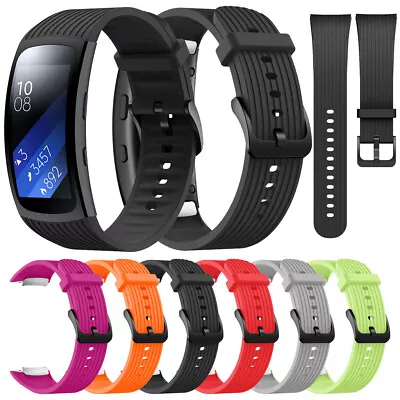 Replacement Sport Silicone Watch Band Strap For Samsung Gear Fit 2 Pro SM-R365 • $22.83