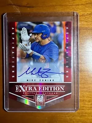 MIKE ZUNINO 2012 Panini Elite Extra Edition RC Prospects AUTOGRAPH /100 NM/MINT • $2.54