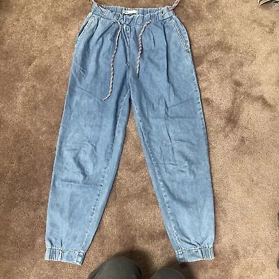 $10 • Buy Zara Woman’s Jean Joggers Size XS