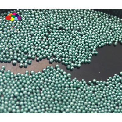 New 100000pcs Glass Blue Army Green Micro Beads Small No Hole 0.6-0.8mm Nail Art • $0.99