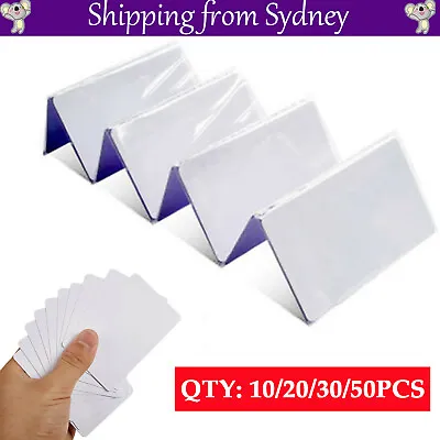 Up 50Pcs NTAG215 NFC White Pvc Card Tag For TagMo Forum Switch Type2 Tag Chip AU • $6.99