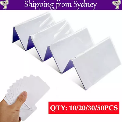 Up 50Pcs NTAG215 NFC White Pvc Card Tag For TagMo Forum Switch Type2 Tag Chip AU • $6.99
