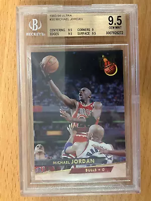 Micheal Jordan 1993-94 Ultra BGS 9.5 Gem Mint • $155