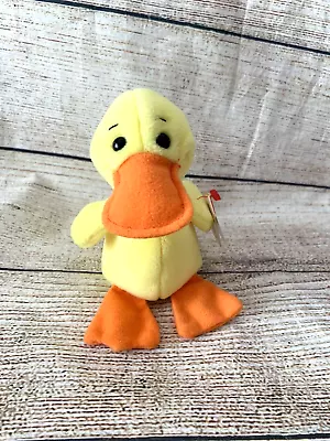 Ty Beanie Baby: Quackers The Duck W/ Tag ERRORS - 1994/1993 • $11.99