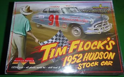 MOEBIUS 1952 HUDSON HORNET NASCAR Model Car Mountain KIT TIM FLOCK Htf 1/25 Fs • $22.88