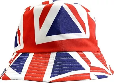 Union Jack Unisex Reversible Bucket Hat King's Coronation • £9.99