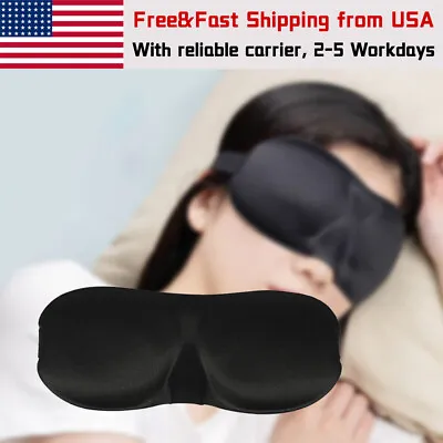 $2.92 • Buy Home 3D Eye Mask Sleep Soft Padded Shade Cover Rest Relax Sleeping Blindfold