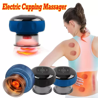 2024 Intelligent Vacuum Suction Cup Massage Tool Electric Smart Heated Gua Sha • $22.19