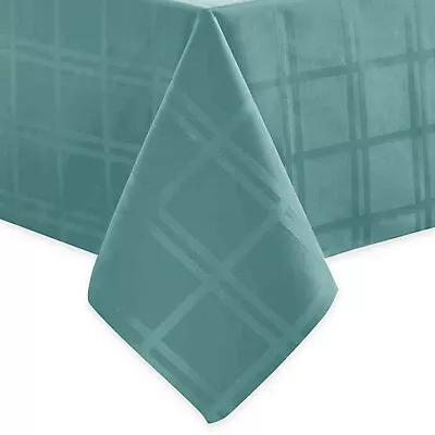 Origins Fabric Tablecloth Turquoise 70  Round Spill Proof Easy Care Summer • $27.10