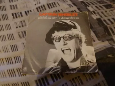 Captain Sensible Glad It's All Over 7  Single • £3.50