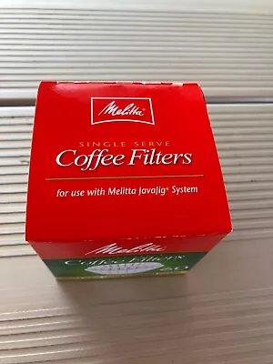 Melitta JavaJig Single Serve Paper Filters- 4 JavaJig System Not Included- Great • $3
