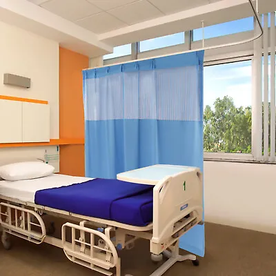 Hospital Cubicle Curtain Large Area With Strong Flat Hooks For Medical Clinic • $46