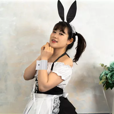  Costume Prop Rabbit Tail Outfit Bunny Ears And Cosplay Miss Headband • £9.68