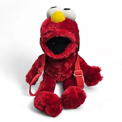 Elmo Back Pack Bag Plush Stuffed Toy Sea World X Sesame Street Gold Coast 2011 • $12.92