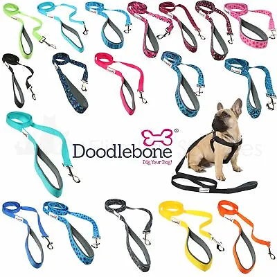 Doodlebone Bold Padded Lead Nylon Dog Puppy Walking - 22 Colours • £7.95