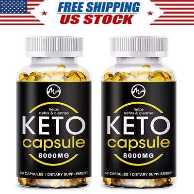 120Pcs Keto Diet Pills Fast Weight Loss Fat Burner Carb Blocker Advanced Formula • $18.36