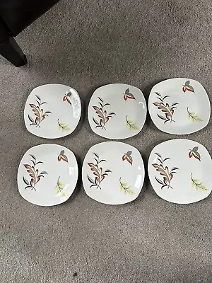 Set Of Six Stylecraft Midwinter ‘Falling’ Plates • £30