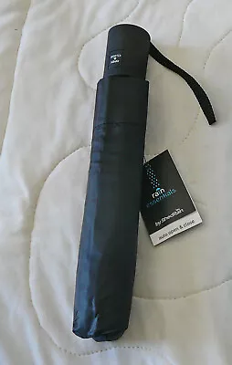 ShedRain Auto Open Close Umbrella Compact Automatic Black #2506 • $12.98