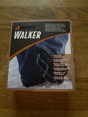 Yaktrax WALKER Snow Ice Walking Hike Pro Shoe Chain Safety AntiSlip Grip S Black • £14.95