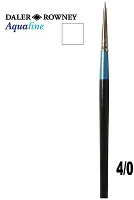 Daler Rowney Aquafine Brushes Sable Round Size 4/0 • £6.75