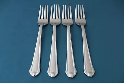 4 Salad Forks Mikasa CLASSICO SATIN Indonesia 18/0 Stainless NEW 7 1/8  • $77.27