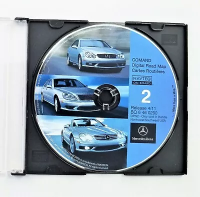 2000-2005 Mercedes Benz Navigation DVD 2011 Map Update For Northwest-Southwest • $139.95