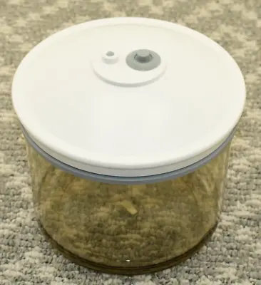 $19.99 • Buy Food Saver KY-134 Snail Vacuum Seal Canister Container 50 Oz 6”diam X 5-5/8”Tall