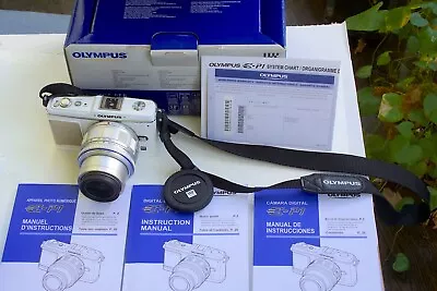 Olympus Flagship E-P1 Digital Camera +14-42mm Zoom Lens From Original Owner • $199.99