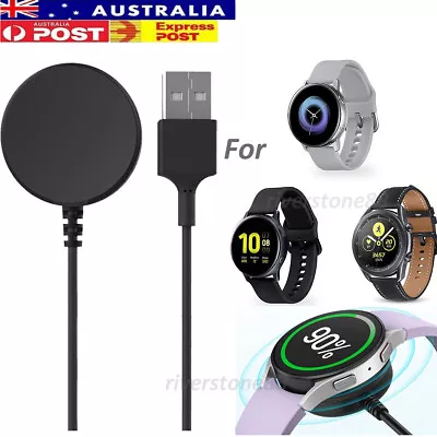 For Samsung Galaxy Watch 6 5 4 3 IWatch Dock Charger Cable Magnetic USB Type C • $8.99