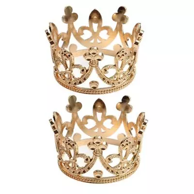 2x Baroque Wedding Girls Rhinestone Crown • $8.66