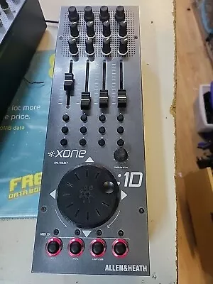 ALLEN & HEATH Xone 1D Midi Professional DJ Controller Mixer USB Traktor Pro • £49.99