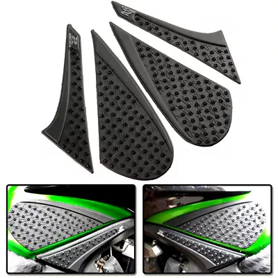 Tank Traction Side Pad Gas Fuel Knee Grip Decals Fit Kawasaki Z800 2013-2017 • $13.29