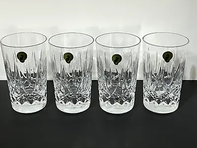 4 Perfect Waterford Crystal Fitzgerald Highball Tumblers   5 1/4  • $59.99