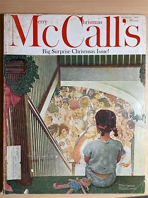 McCALL'S Magazine Christmas December 1964 NORMAN ROCKWELL Cover • $15