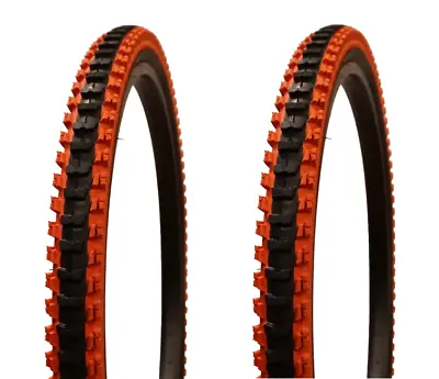 $42.99 • Buy Two Vee Rubber Tires 26x1.95 V199 Red Shoulder Mountain Bike Tires