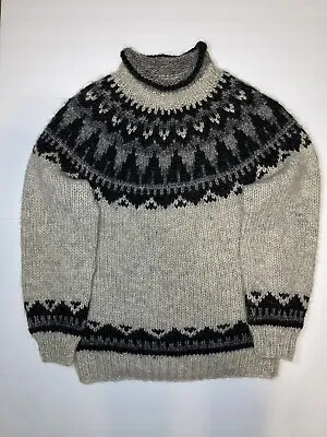 Mens Wool Sweater From The Handknitting Association Of Iceland Icelandic Medium • $154.95