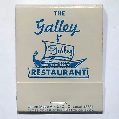 Galley On The Bay Restaurant Dining Kona Hawaii Match Book Matchbox • $2.47