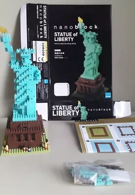 Kawada Nanoblock Statue Of Liberty. NBM_003. Complete Set Instructions + Spares • £12