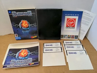 Vintage 1990 Overlord (IBM/Tandy) 5.25 Floppy Disk PC Game Big Box • $35.70