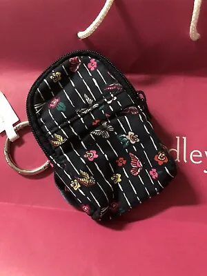 Vera Bradley Bag Charm/Coin Purse Mini Backpack ITSY DITSY CREATURES Butterfly🦋 • $14.99