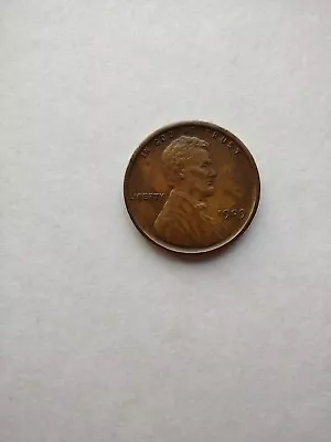 Rare 1909  Lincoln Wheat Cent Coin  V.D.B. Victor D. Brenner Designer. No Mint M • $349