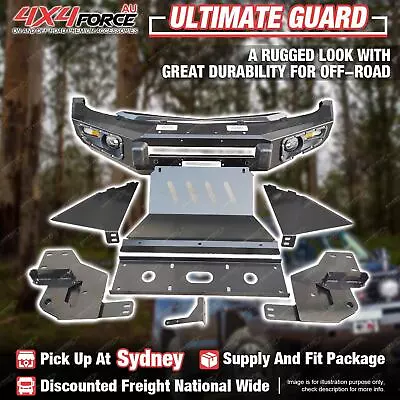 Ultimate Guard Bumper Bullbar No Loop For Mitsubishi Triton 06-14  SYD Stock • $1200