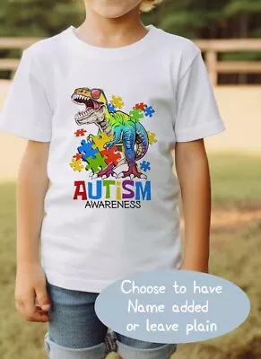 AWARENESS CHILDREN'S  T SHIRT * PERSONALISED ~ Autism ~ Additional Needs Ref3 • £8.99