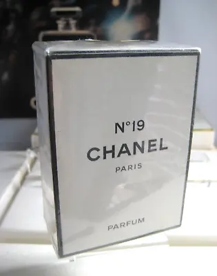 🎁early90s Vintage NewSealed PM 28ml **PARFUM Chanel No 19 Pure Perfume Extrait • $299