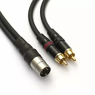 3m '5 Pin DIN - RCA' - Gotham GAC-1 For NAIM QUADetc • £48.25