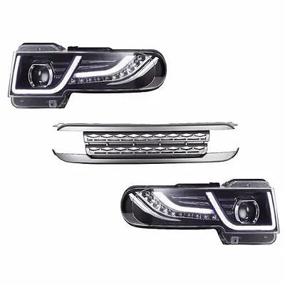 For Toyota FJ Cruiser 2007-2014 Led Halo Projector Headlights With Grille • $279.99